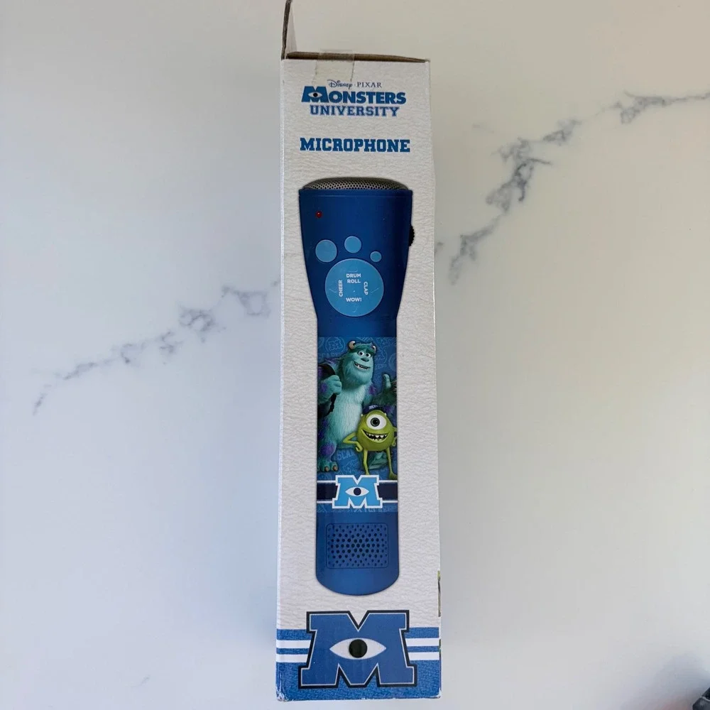 Disney Monsters University First Act Microphone Blue MP3 Input Toy MU359 New